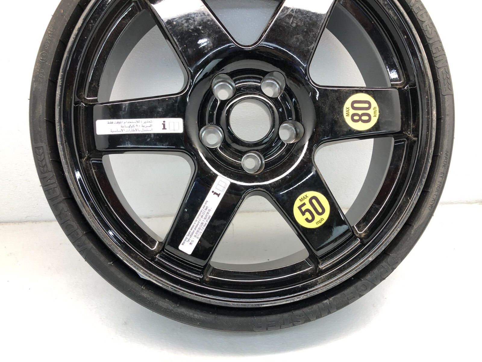 2014-2024 MASERATI GHIBLI S EMERGENCY SPARE WHEEL RIM TIRE 18" 175/55-18 OEM