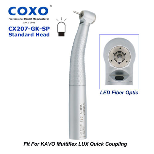 Pieza de mano acoplador LED dental de alta velocidad COXO fibra óptica apta para KaVo NSK Sirona GW - Imagen 14 de 183