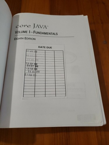 Core Java Vol 1 Fundametals Eighth Edition By CS Horstmann and Gary Cornell - Picture 2 of 11