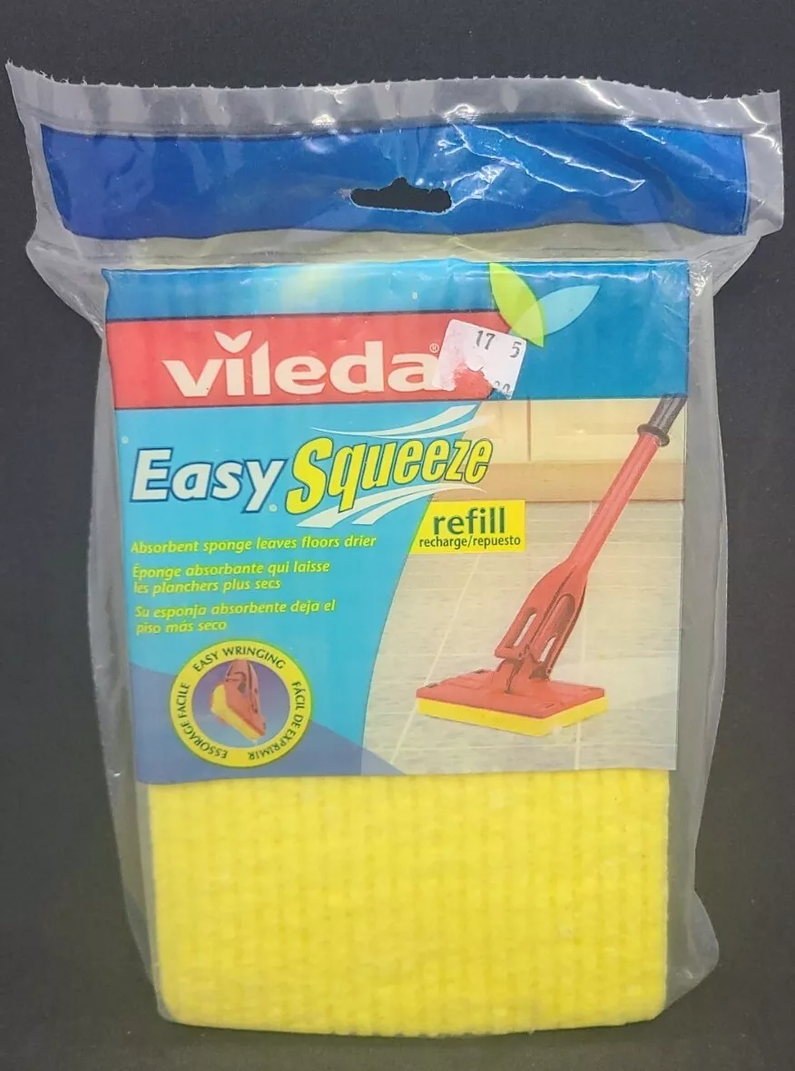 Vileda Sponge Easy Squeeze Sponge Mop Refill NEW Old Stock