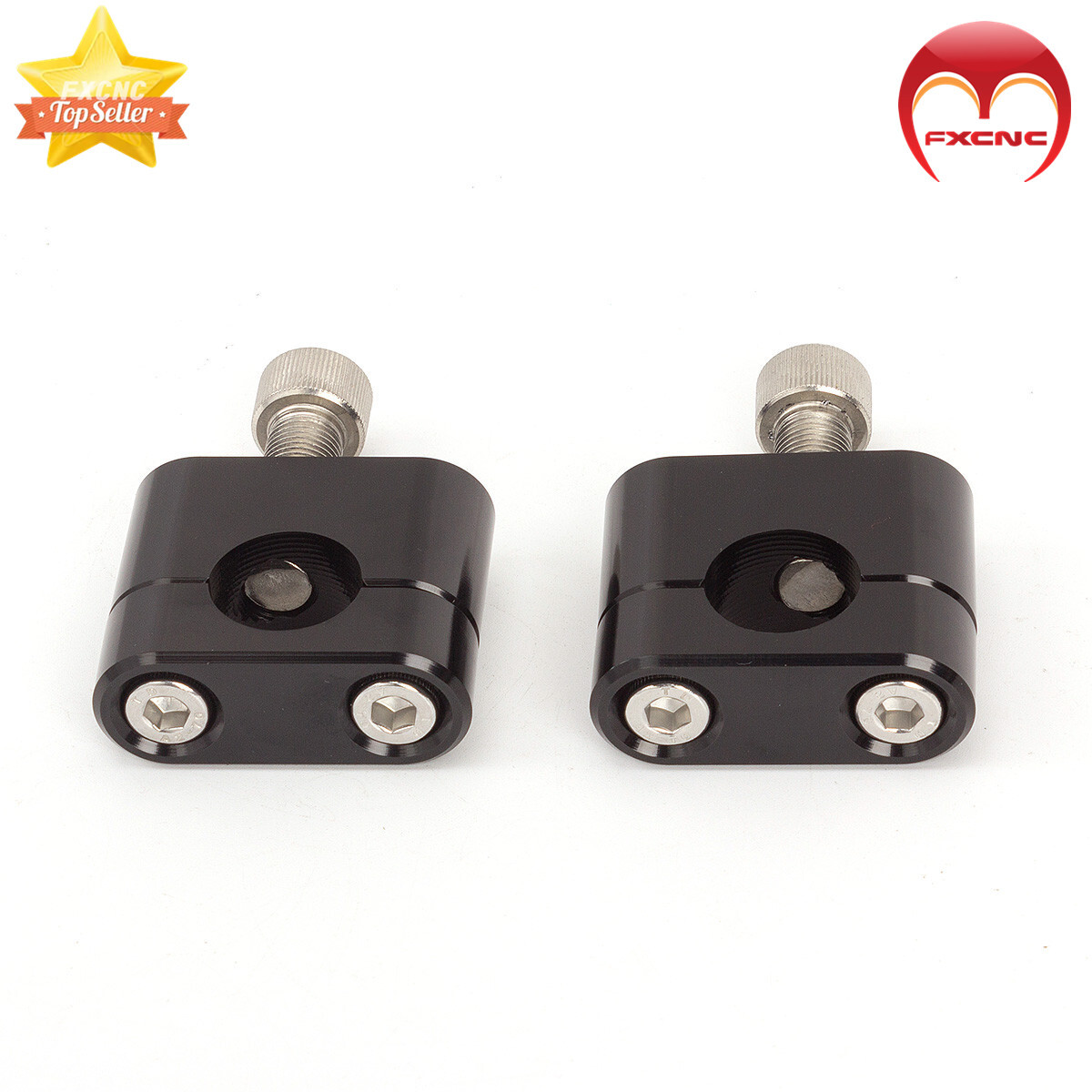 HandleBar Fat Bar Risers Mount Clamp Adapter For Universal 7/8'' 22mm Dirt Bike - Foto 4