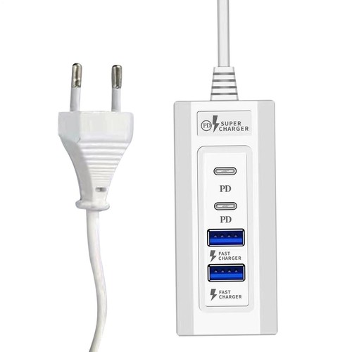Multi-Port USB Adapter Desktop Wall Charger Smart Quick Charging Station - 第 12/12 張圖片