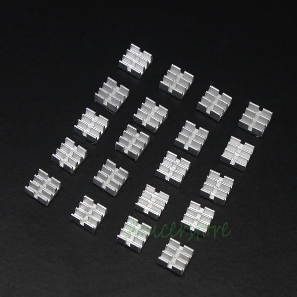5 Pack Mini Aluminium Adhesive Back Heatsink Cooler MOS IC Chipset LED Cooling - Image 4 of 4