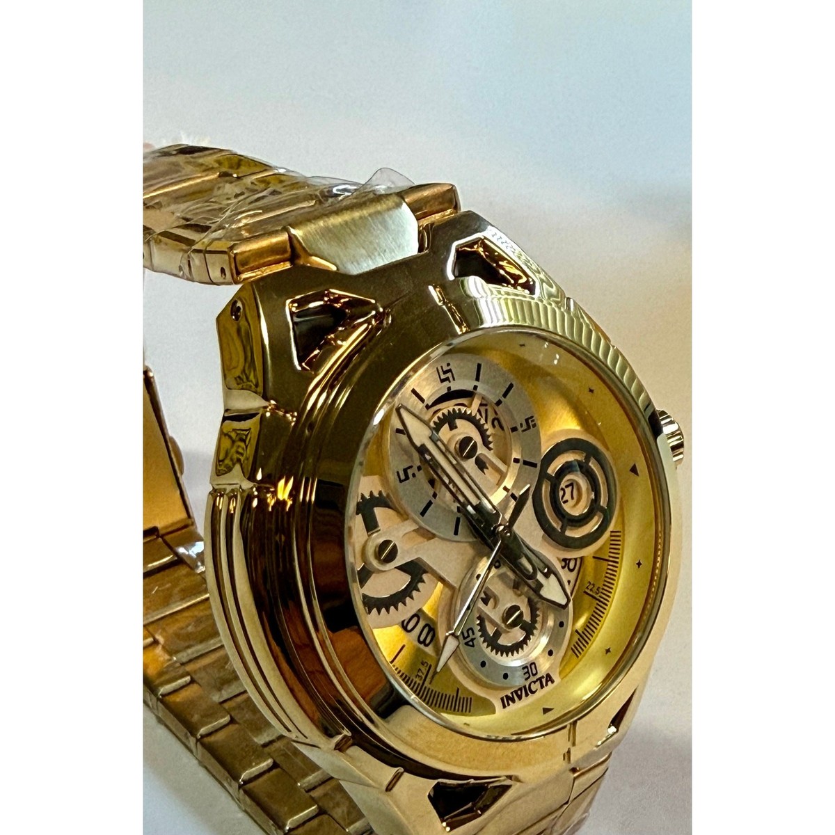 Invicta 79013 S1 Rally Men 44mm Gold Plated Stainless Steel