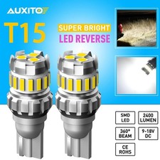 2PCS/Pair T15 W16W Reverse LED 921 955 Car Bulbs White Error Free Parking Lights