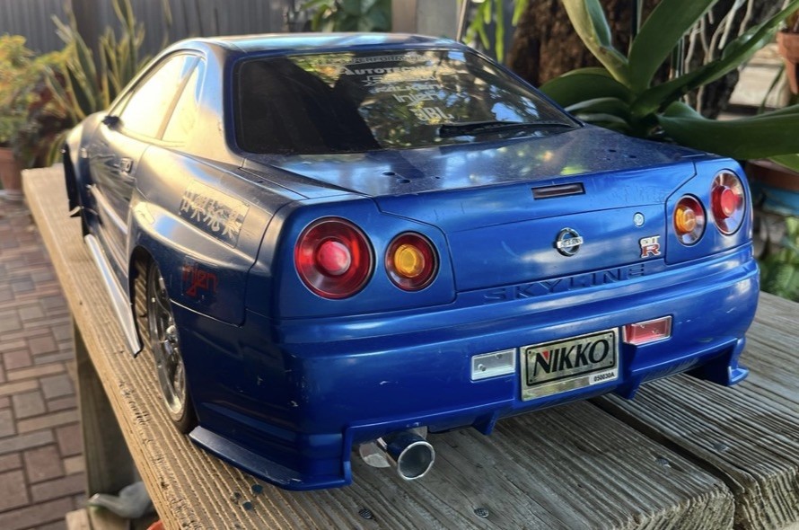 Rare 1:5 Scale Nikko Nissan Skyline GTR R34 Radio Control RC Car