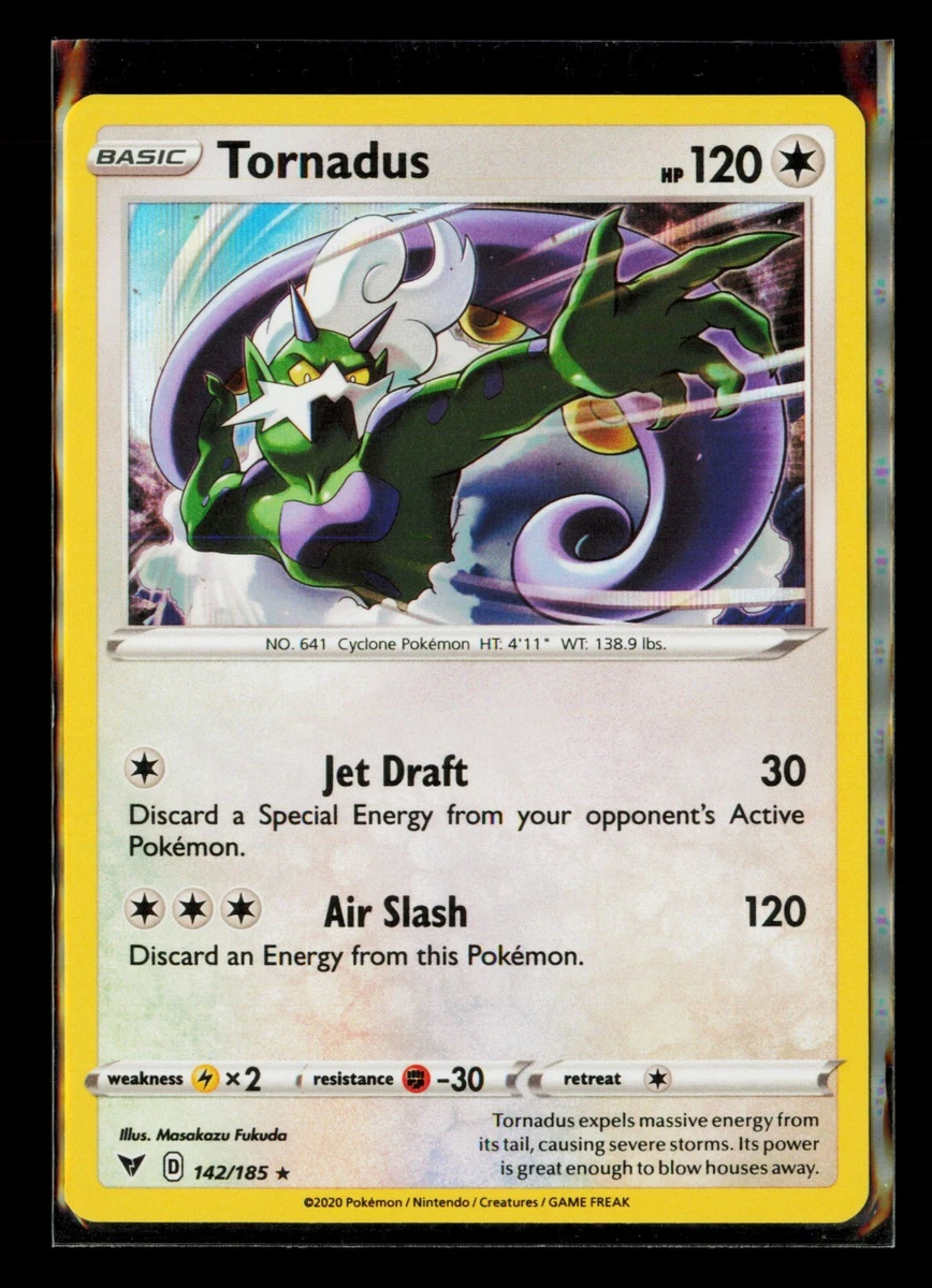 meaning of pokemon cards Pokémon TCG - Chilling Reign Tornadus V 185/198