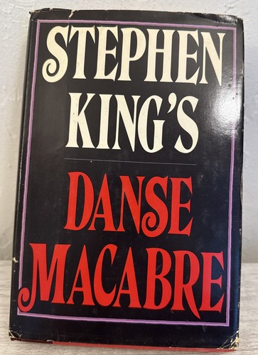 Danse Macabre by Stephen King 1981 BCE - HCDJ Hardcover Book Book Club READ INFO