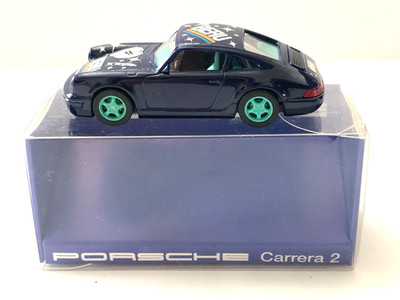 EURO MODELL  PORSCHE 911 CARRERA 2 BLUE 8 BERU 1:87 HO scale PLASTIC