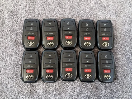 MINT LOT OF 10 TOYOTA  CAMRY KEY FOB LOT KEYLESS ENTRY FOB LOT  OEM  HYQ14FBW - product listing photo