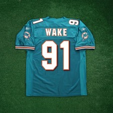 Cameron Wake Reebok Miami Dolphins NFL Authentic On-Field EQT Home Teal Jersey