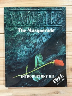 1997 White Wolf Vampire The Masquerade Introductory Kit Book Paperback