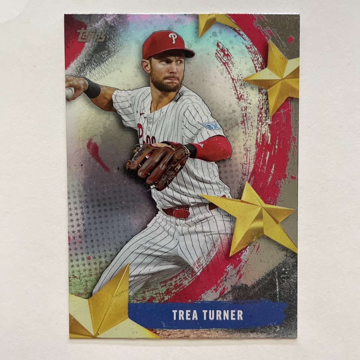 MLBカードTrea Turner ルーキー Auto 75枚シリBGS 9.5 2025 Topps Series 2 Trea Turner #SMLB-49 Stars of MLB Insert