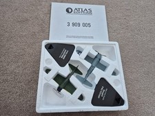 ATLAS 1:72 VOUGHT F4U CORSAIR & MITSUBISHI A6M3 ZERO AVIONS EN ÉVACUATION WW2