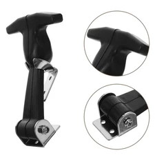 Stainless Steel Door Lock Buckle Flexible T-handle Hasp Draw Latch