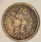 1883 P Indian Head Cent Penny  *VF - VERY FINE DETAILS*  **FREE SHIPPING**