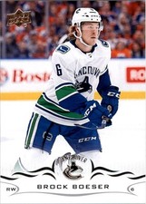 Brock Boeser cards (2018-2023) Canucks - You Choose