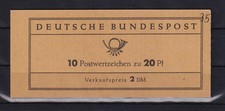 AS937) BRD Markenheftchen MH 9 v postfrisch Michel 220 Euro