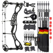 Compoundbogen Set Jagdbogen Bogenschießen 0-70lbs Sportbogen Carbonpfeile Jagd