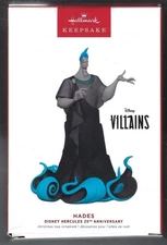 2022 Hallmark Disney Hercules Hades 25th Anniversary Keepsake Ornament Limited