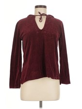 DKNY Women Red Pullover Sweater M