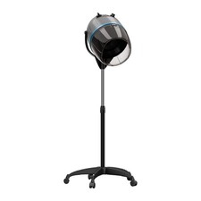 Adjustable Professional Hair Dryer 1300W Hood Bonnet Stand Up w/Wheels Gray
