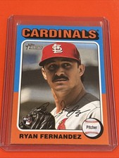 2024 Topps Heritage Ryan Fernandez RC High Number SP Card #702 Cardinals