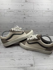Vans Skate Old Skool (Light Gray/Cream) Size 8 US Men shoes READ #168