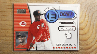 2000 Skybox - E Ticket Reds Ken Griffey Jr #8ET