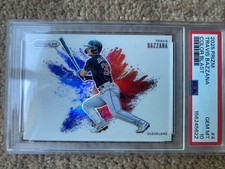 2025 Panini Prizm - Travis Bazzana, #4 (RC) Color Blast Case Hit PSA 10