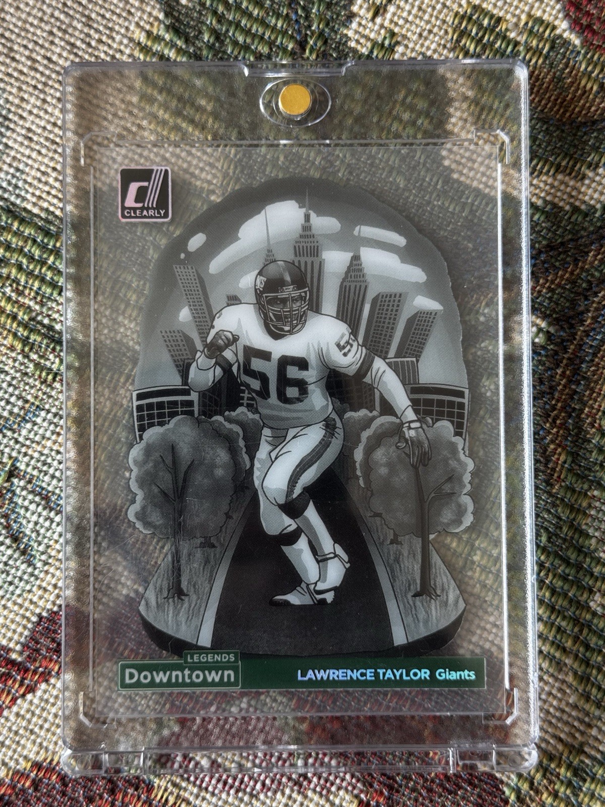 Lawrence Taylor #10 Football Cards 2024 Clearly Donruss Downtown Legends trading card — raw and PSA graded price guide