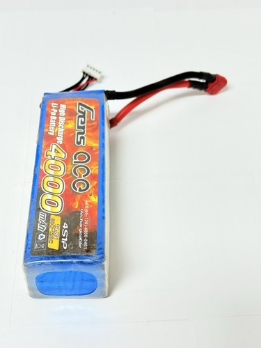 Gens Ace 4s Lipo 14.8V 4000 Mah (60-120C) Softpack Deans Plug - Picture 3 of 6