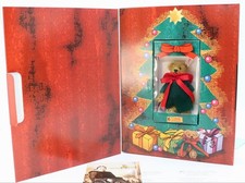 Steiff Christmas Ornament Bear L.E. 2001 Japan Limited 2000 Made of Plush