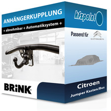 Für Citroen Jumper Kasten/Bus 04.2006-01.2011 BRINK Anhängerkupplung abnehmbar