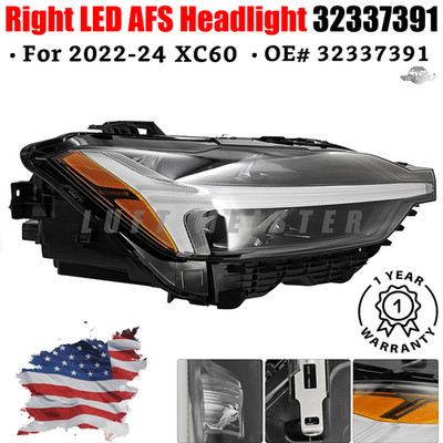 32337391 For 2022-2024 XC60 Right LED AFS Composite Headlight US version NEW