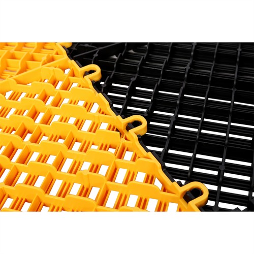 25pcs 15.6x15.6" Plastic Interlocking Modular Garage Flooring Tile Drainage Tile - Afbeelding 18 van 29