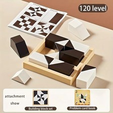 Listing image for 120 Level Hidden Building Block Puzzle Toys Logic & Spatial Reasoning Game Kid