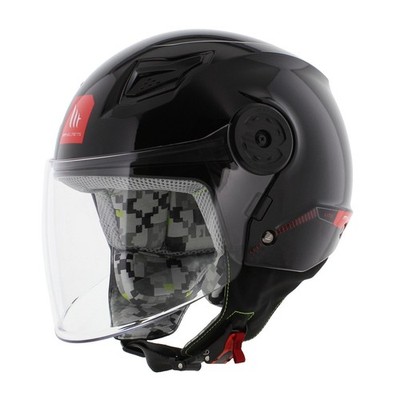 MT Kids Lite children's helmet solid gloss black