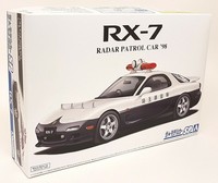Aoshima 1/24 - Mazda RX-7 FD3S 1998 Police Patrol Plastic Model Car Kit