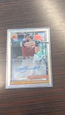Topps Chrome 75 Years Jeff Bagwell Astros Auto Serial #91C-98 11/54