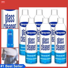 Glass Cleaner Foaming Spray 19 Oz Pack of 6 Streak Free Ammonia Free for