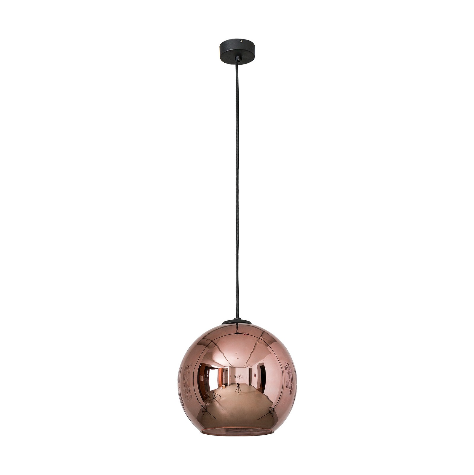 POLARIS COPPER COPPER/ BLACK PENDANT LIGHT 1X E27/ 25W 9058