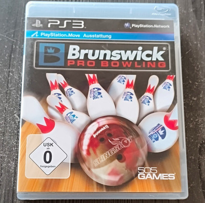 505 Games Brunswick Pro Bowling für PS3 PAL Sport/Bowling USK 0 Move + Handbuch
