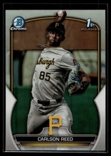 Carlson Reed 2023 Bowman Draft Chrome Refractor D Card #BDC-11