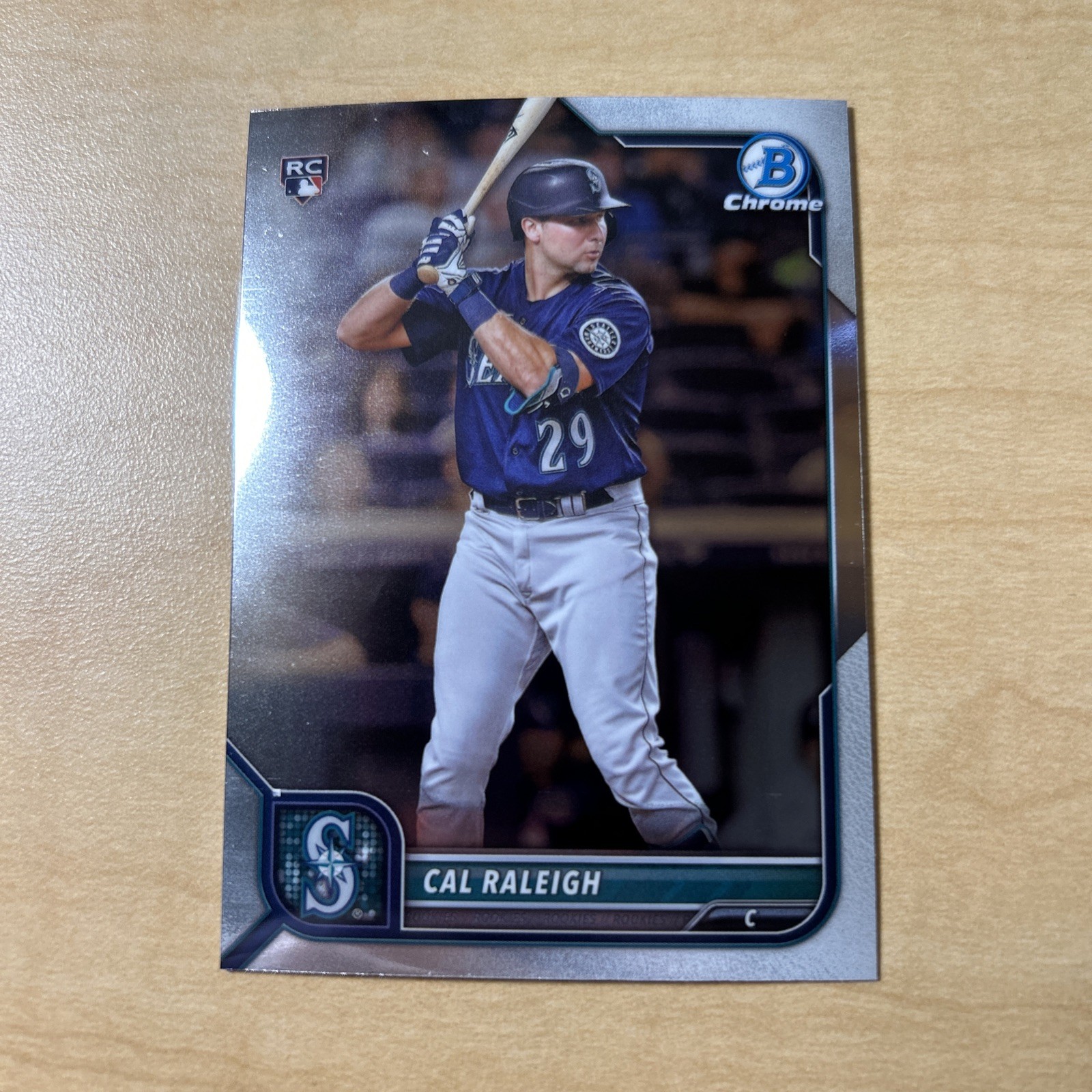 Cal Raleigh 2022 Bowman Chrome Baseball Card Pick (RC) No. 51