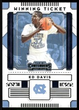 2020 Panini Contenders Draft #17 Ed Davis North Carolina basketball card