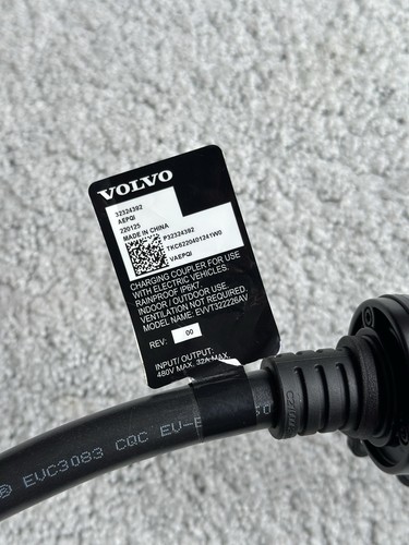 Genuine VOLVO 22kW Type 2 Public Charging Cable WARRANTY EX30 XC40 C40 V60 XC60 - Picture 7 of 7