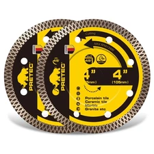 Diamond Blades 4/4.5/5"Super Thin Tile & Ceramic Saw Blade,Wet/Dry Angle Grinder