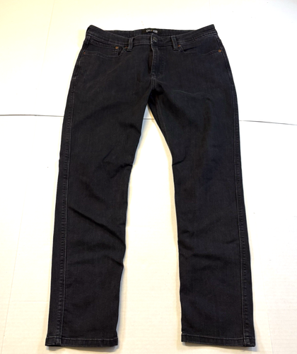 DU/ER L2X Slim Fit Jeans Men's 34x30 Black Stretch Performance Denim Pants EUC - Picture 2 of 8