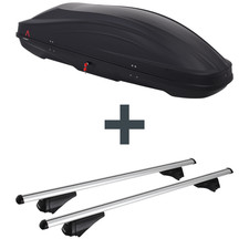 Dachbox G3 Spark 420 + Dachträger Menabo Tiger für VW Polo Fliessheck Typ 6R/6C